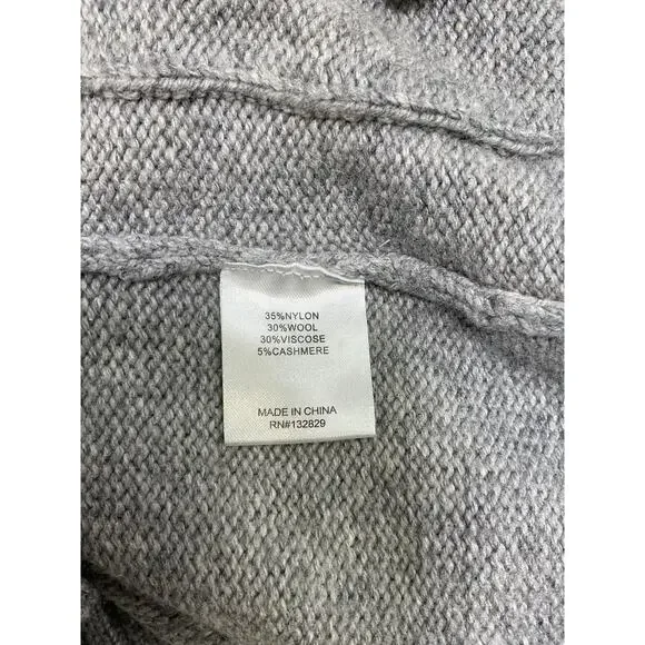 Helsa 'Sanna' Grey Nylon Cardigan Size L - Picture 5 of 5